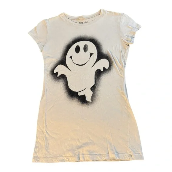 LOL Vintage Ghost Graphic T-Shirt - Picture 1 of 5